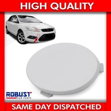 FRONT BUMPER TOW TOWING HOOK EYE CAP FOR FORD FOCUS MK2 (PRIMED) (2007-2011)