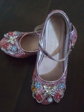 Dzieci Dziewczęce Księżniczka Impreza Buty na wysokim obcasie Cekinowe buty do sukienki - Różowe