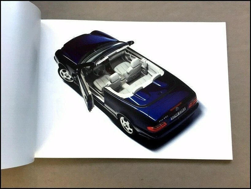 2002 Mercedes Benz CLK-Class CLK320 CLK430 Cabriolet 64page Car Brochure Catalog Foto 4 de 4
