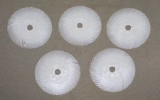 Lot of 5 3M 30127 FINE 120 GRIT RADIAL BRISTLE  DISC 3" WHITE THIN SCOTCH-BRITE