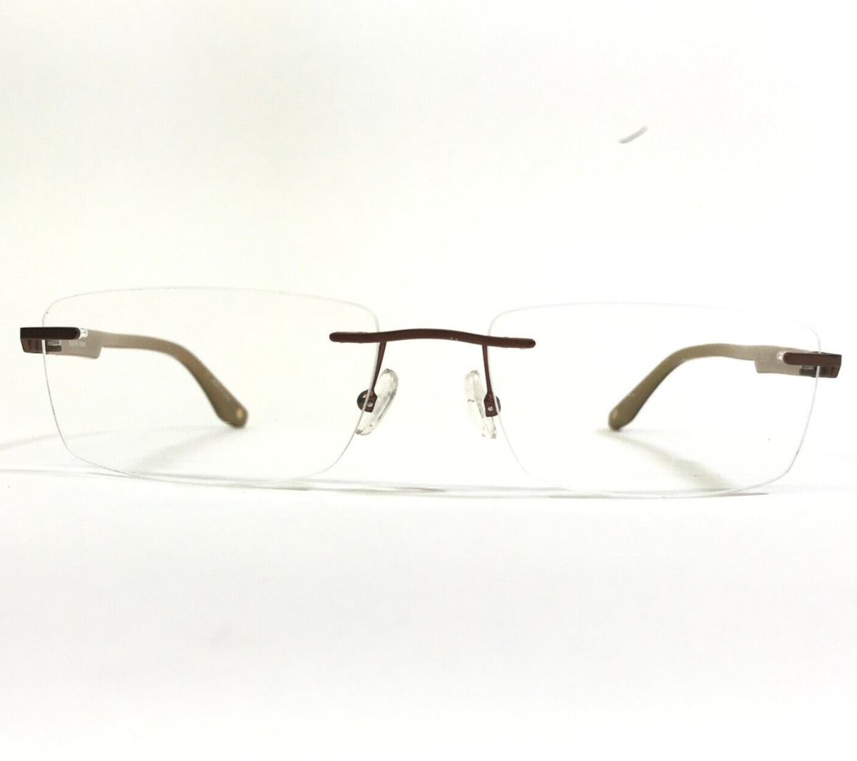 Clearvision Harold Ii Brown Authentic Eyeglasses 55-18-145 Bulova Eyeglasses Frames GOLDEN VALLEY BROWN Rectangular  main image 4