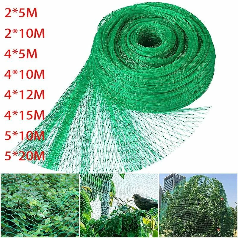 Green Anti Bird Protection Net Mesh Garden Plant Netting Protect