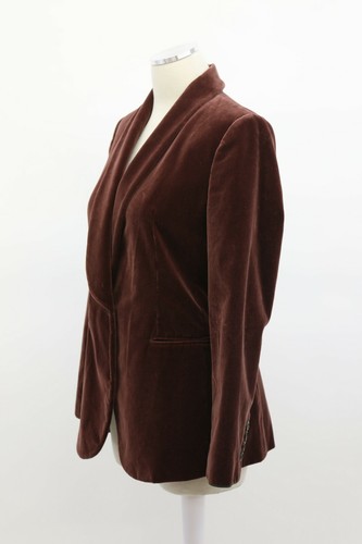 NWT$3395 Brunello Cucinelli Women Velvet Knit Jacket W/Beaded Cuffs Size42M A191 - Picture 3 of 12