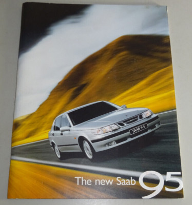 Prospekt / Brochure Saab 9-5 von Modelljahr 1998  auf englisch