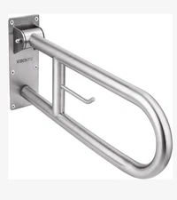 23.6 INCH Stainless Toilet Safety Rails, WochiTV Handicap Grab Bars for Elder...