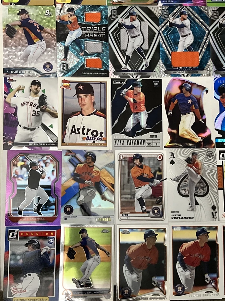 Lote de 95 tarjetas de béisbol de los Astros de Houston Foto 4 de 4