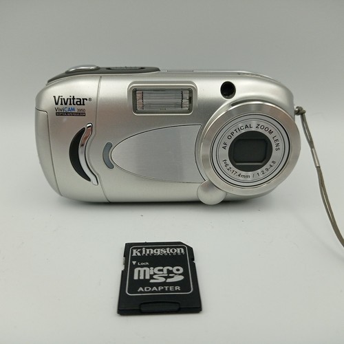 Vivitar ViviCam 3950 7.0 Mega Pixel Digital Camera with 2GB SD Card - Working
