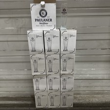  6 PAULANER WEISSBIERGLÄSER / WEIZENBIERGLÄSER /WELLEN IM GLAS /0,5l/NEU