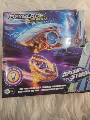 BEYBLADE Burst Surge Speed Storm Rip Fire Force Set NEW '' Damaged Box''