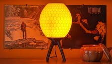 Mid Century Modern Lamp, 3d Printed Mid Century Room Lamp, Hive Lamp