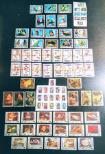 Umm al Quwain Stamp lot of 81 Cinderellas . UsedCTO). sal's stamp store.