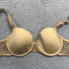 Chantelle Bra 34B T-Shirt Bra Aztek Gold