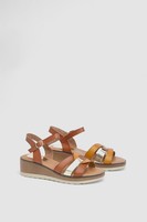 Good For The Sole Tan Heeled Sandals Womens Daywear Sandals