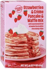 Trader Joe's Strawberries & Crème Pancake & Waffle Mix Best by January 24, 2026