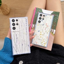 Clear Cute Little Flower Case For Huawei Honor Phone Cover Back Hot Women Girls