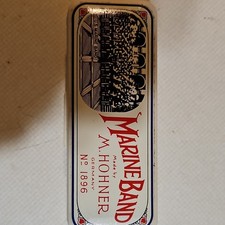 HOHNER Marine Band 1896 Diatonic Harmonica w/ Case and additional leather pouch