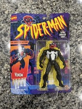 VTG NEW 1994 ToyBiz Marvel Spider-Man Venom Jaw Chomping Action Figure Read