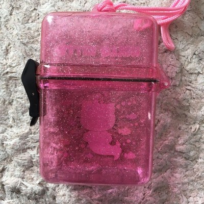 Hello Kitty Cigarette Case with Strap, Plastic, 2000, Used