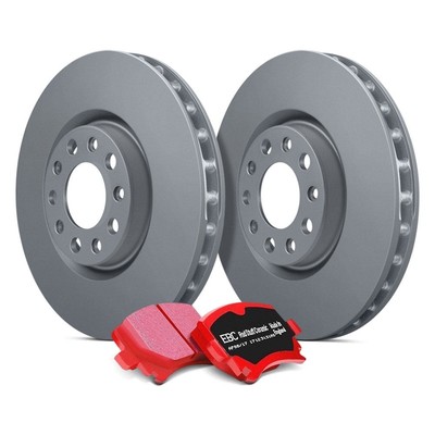 For Lincoln MKS 13-16 EBC Stage 12 Light Signature Plain Front Brake Kit