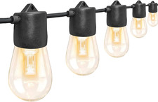 12V LED Outdoor String Lights, 96Ft 30 Shatterproof Bulbs, Warm White