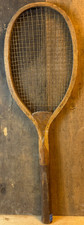 Antique 19th Century Unmarked Vtg 1890s-1910s Wonderful Tennis Racket T7