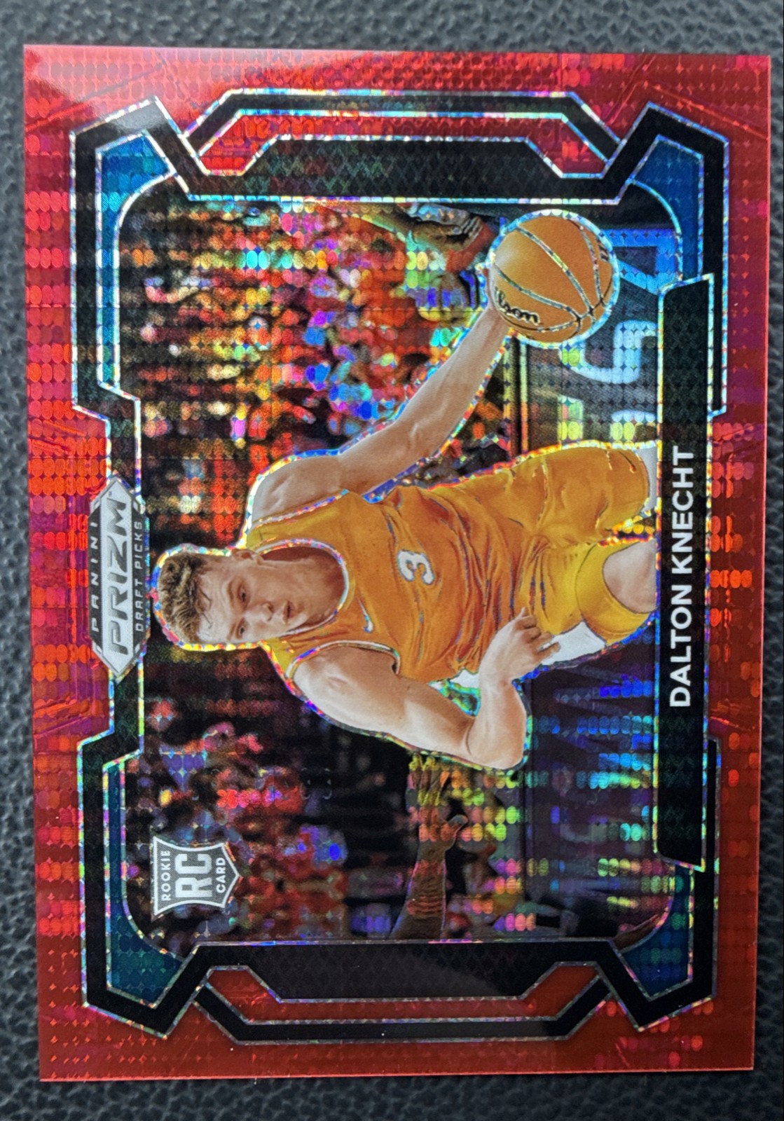 2024-25 Panini Prizm Draft Picks - Dalton Knecht #50 Red Pulsar Prizm /299 (RC)