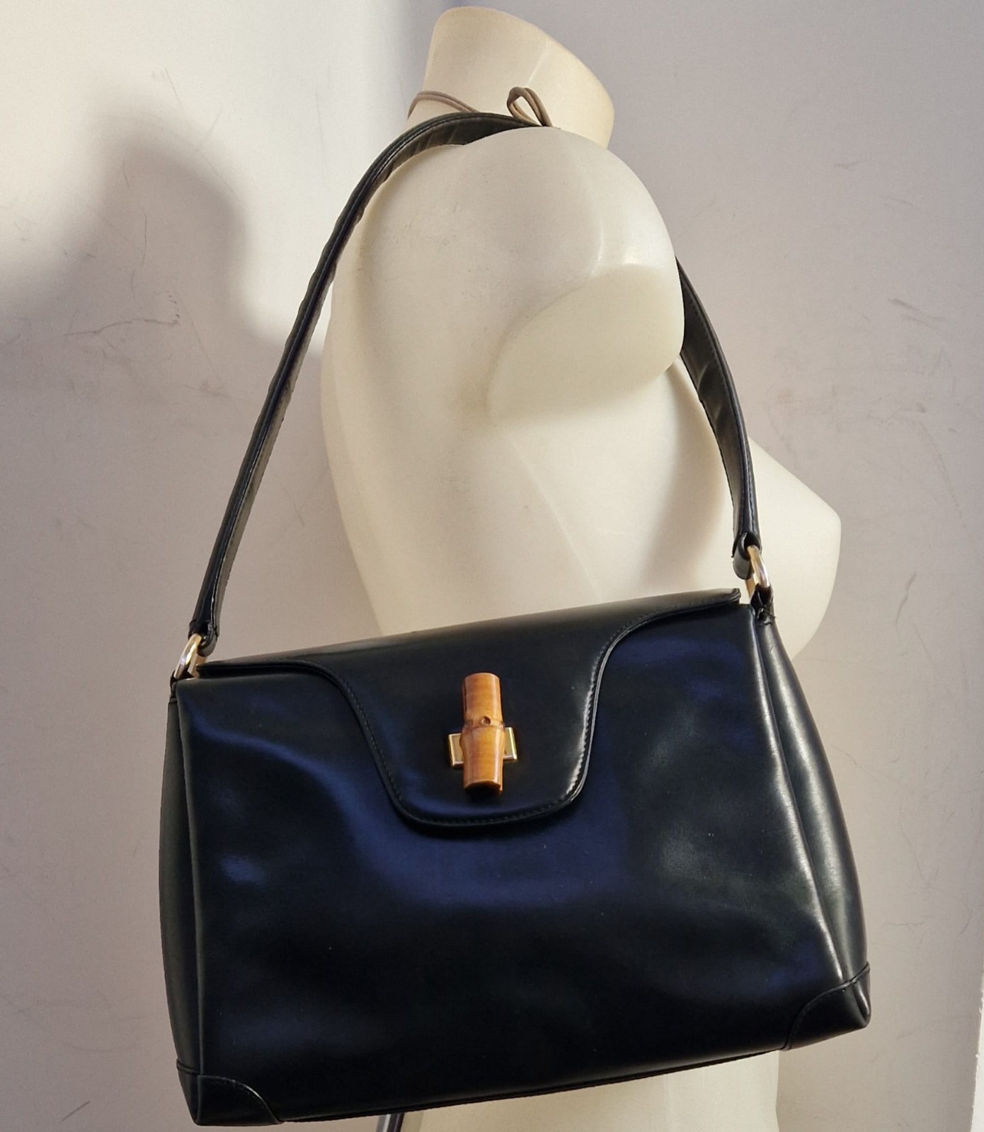 Borsa Gucci Bambù Originale Vintage In Ottimo Stato