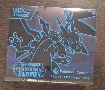 Sealed Pokemon TCG Phantasmal Flames Pokemon Center Elite Trainer Box PKC ETB