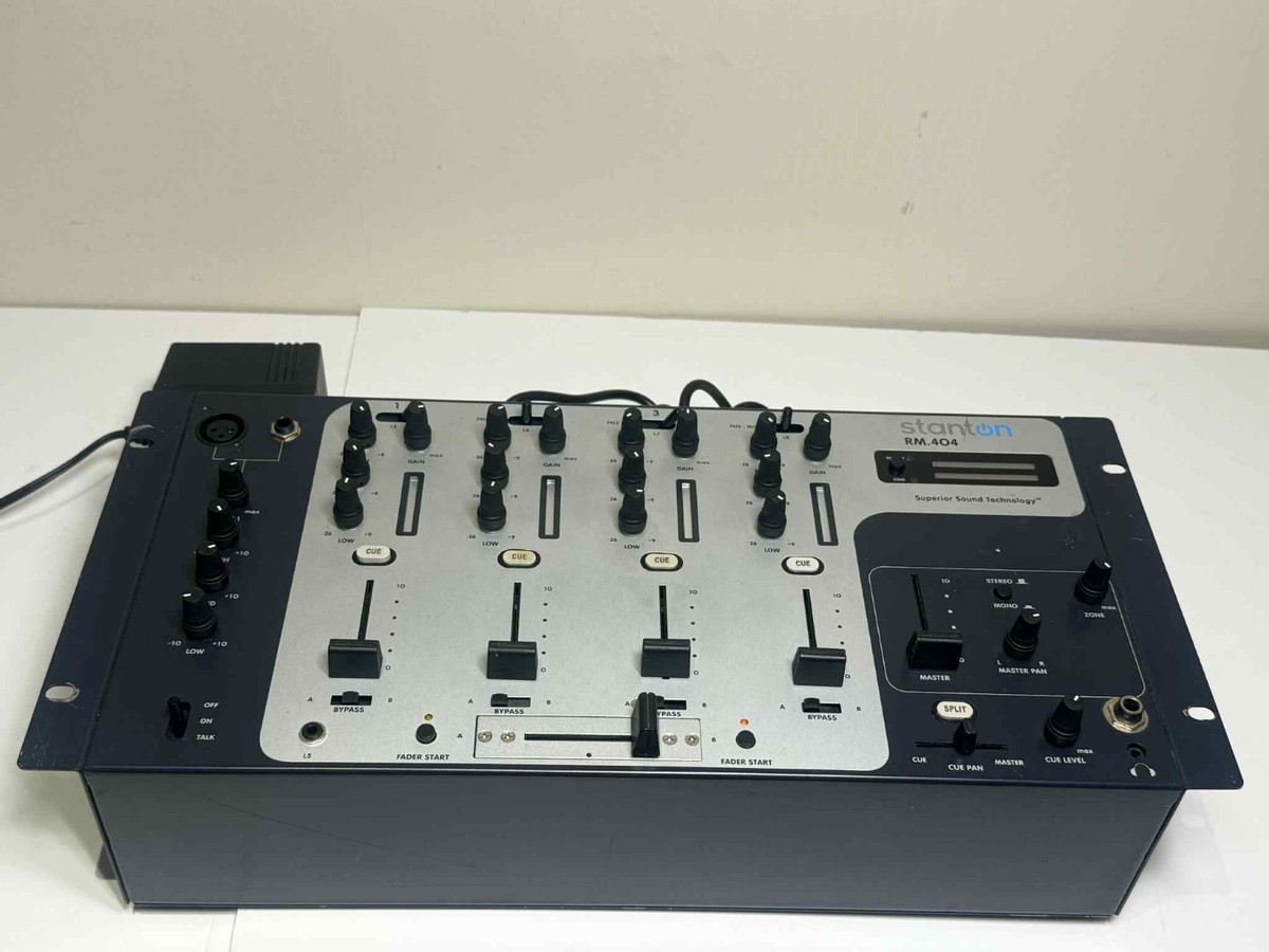 Stanton RM.404 4-Channel DJ Mixer | SST Sound | Mic EQ | Rackmount