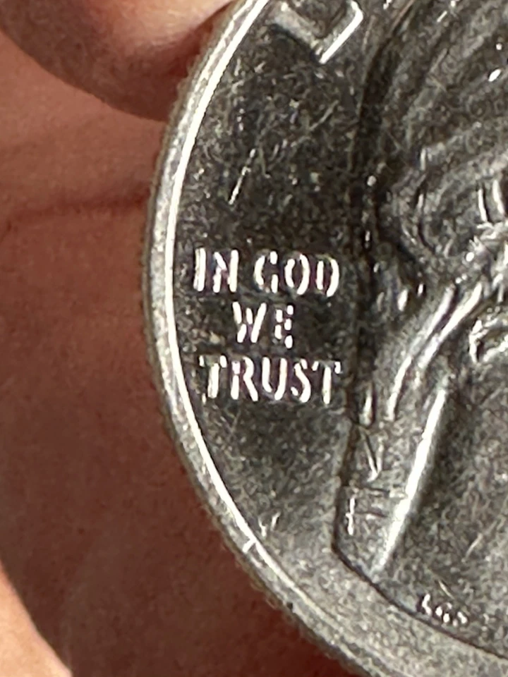 ERROR - 2023 D - Jovita Idar Women's Quarter  Reads “In Cod We Trust” Cross Mark - Image 3 of 4