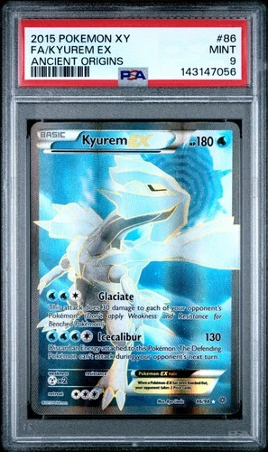 Pokemon Kyurem EX Ancient Origins Full Art 86/98 PSA 9 Mint