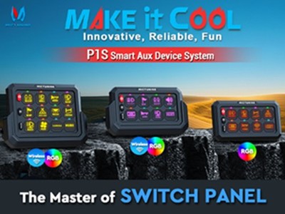 MICTUNING P1s Wireless RGB 8 Gang Switch Panel Remote Control