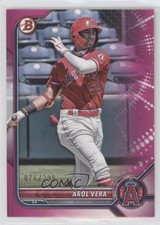2022 Bowman Prospects Fuchsia Border 76/299 Arol Vera #BP-101 7s2