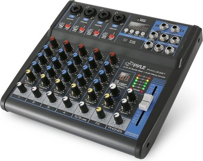 Pyle Audio Mixer, Kanal Bluetooth Professional DJ Mixer, Sound Board Konsole D