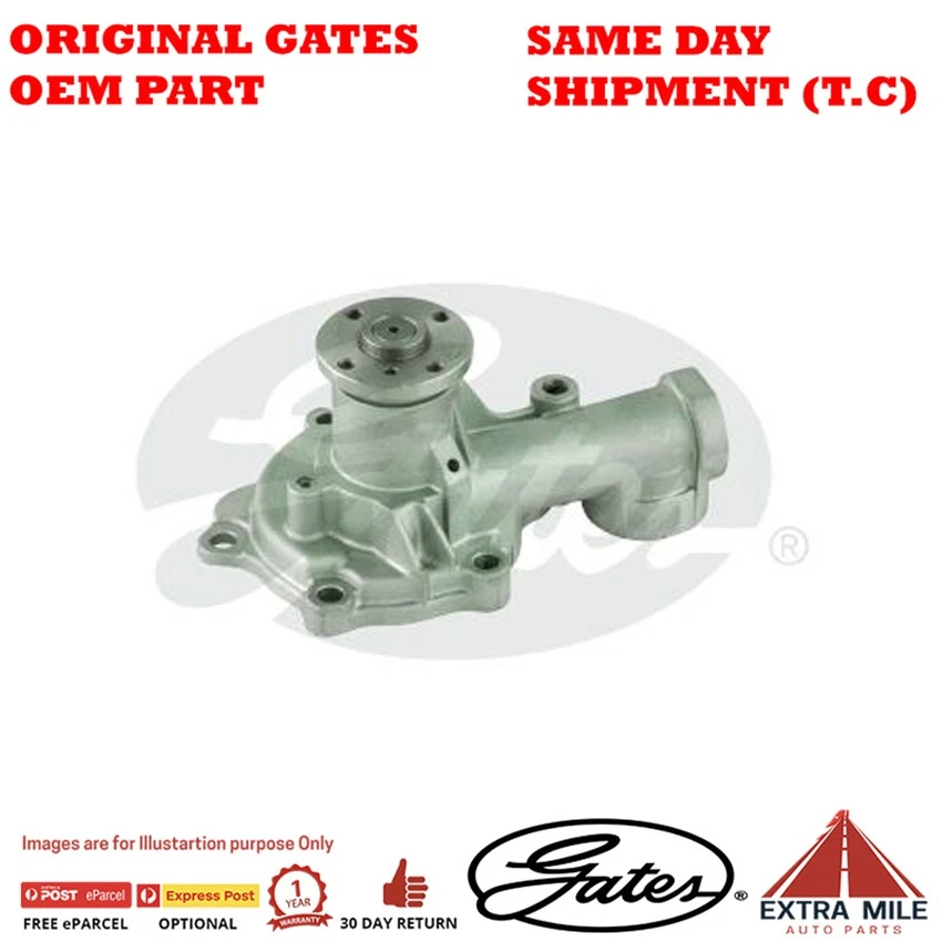 Gates Engine Water Pump For Mitsubishi Nimbus UF, N34W 2.4L 4G64 (16V) MPV - Image 4 of 4