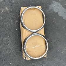 1953 Plymouth Cranbrook Deluxe Headlight Lamp Trim Ring Chrome Bezel