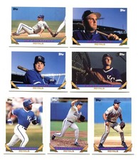 Lot Of (21) 1993 Topps Baseball Cards - Kansas City Royals