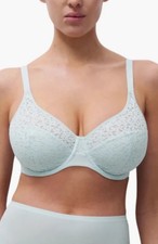 Chantelle 13F1 Norah Unlined Molded Underwire Bra, Peppermint Size 32DD