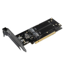 Multiple Drive Support PCIExpress 5.0 x16 to NVMe M.2 Expansion Card RAIDs 0 1 5
