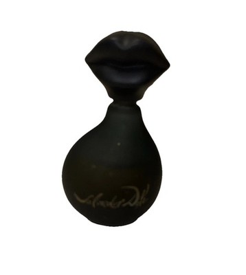 Salvador Dali Black Bottle Black Lips Mini Full Rare Vintage Cologne NOS
