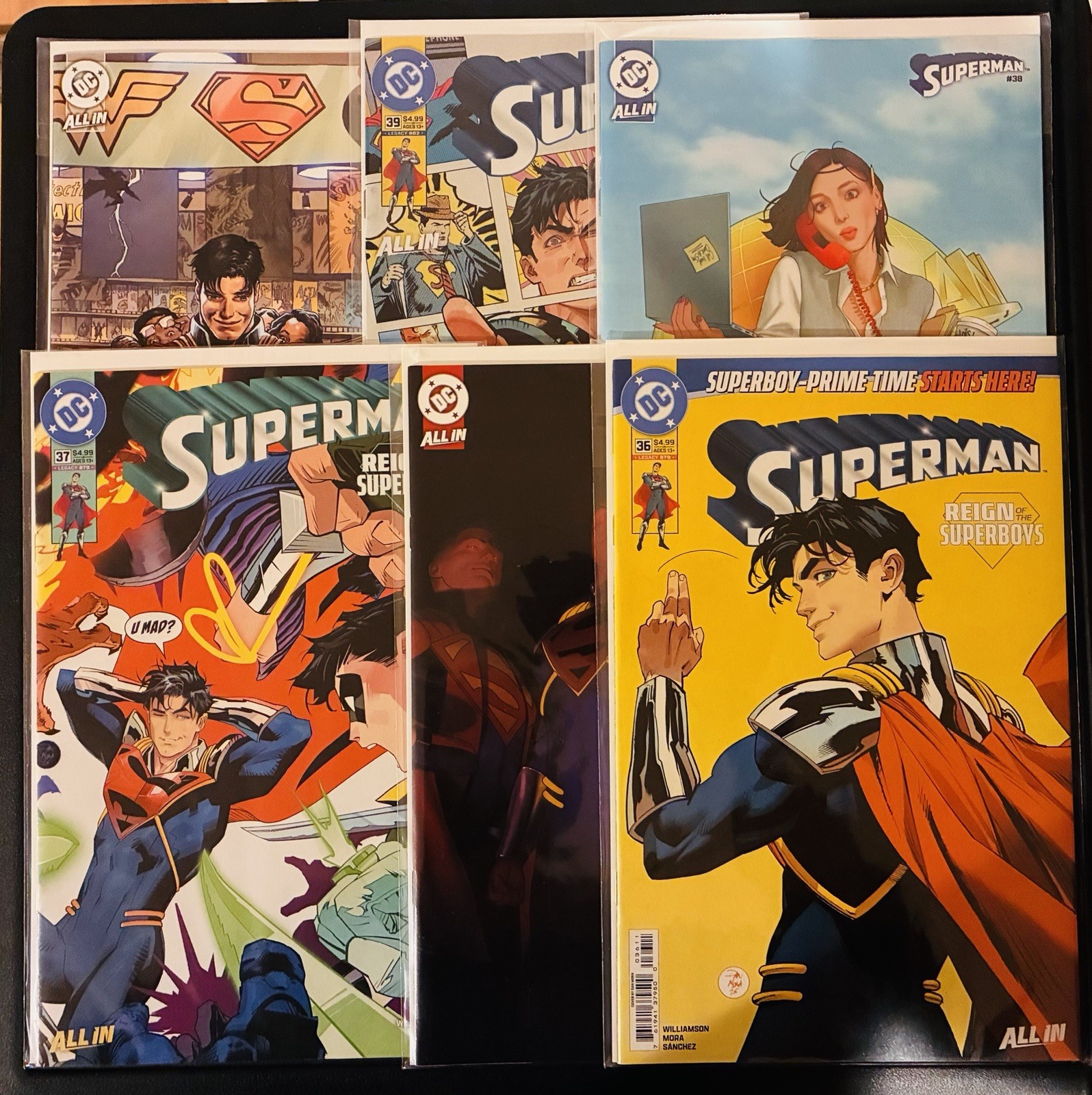 Superman #36 - 40 Joshua Williamson Dan Mora Superboy Prime 6 Issue Lot