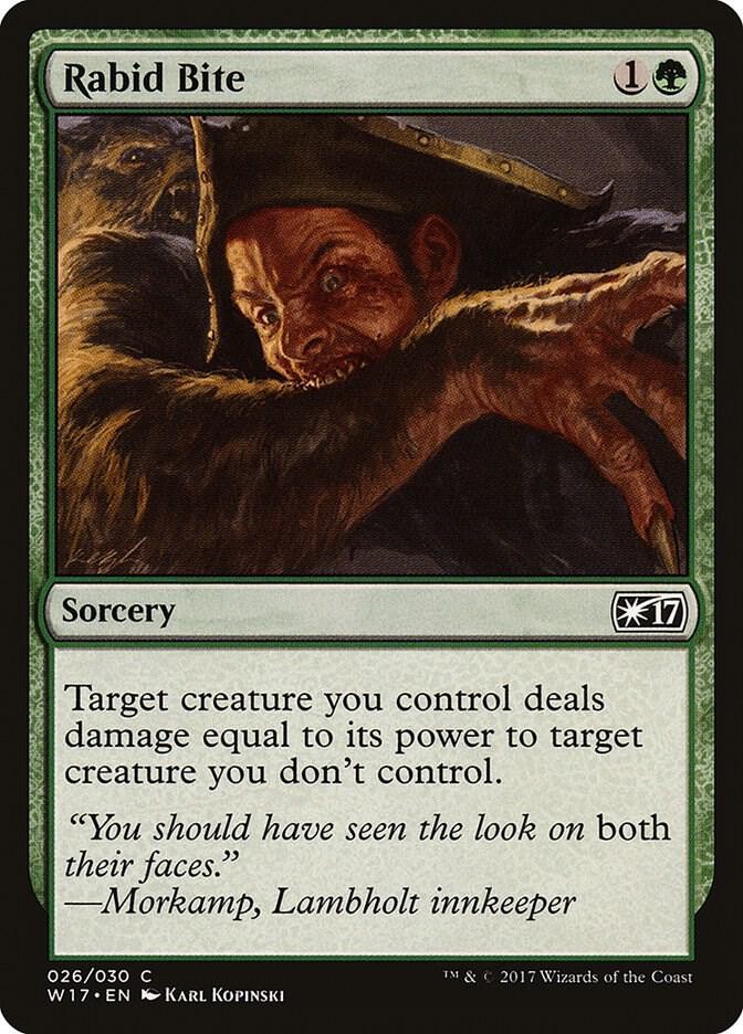 Rabid Bite 26 C Welcome Deck 2017 Magic: The Gathering NM/M