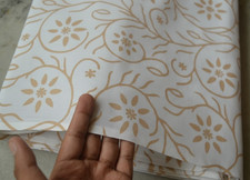 5 Yard Indian Hand Block Print 100 Cotton Fabric NO TARRIF CHARGES 100 KK12
