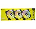 Corsair iCUE LINK QX120 RGB 120mm PWM PC Fans Starter Kit (Black), CO-9051002-WW