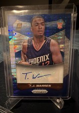 2014-15 Panini Prizm - Autographs T.J. Warren #99 Blue Pulsar Prizm /249 