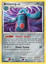 Bronzong - 6/123 - Pokemon Mysterious Treasures Holo Card NM