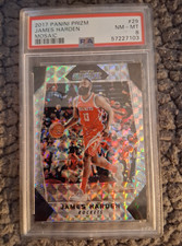 Panini 2017-18 Prizm Mosaic James Harden #29 Mosaic Base PSA 8 Houston Rockets
