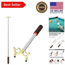 Versatile Billiard Cue Bridge: Extendable from 14" to 59" with Protective Feet