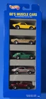 1995 Hot Wheels 60's Muscle Cars 5 Pack Gift 1/64 Scale Vintage Collectible New