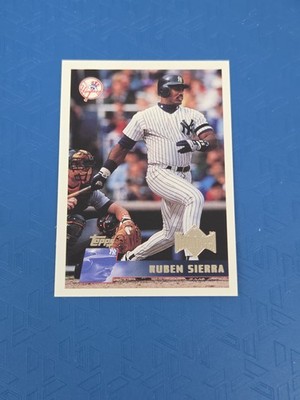 1996 Topps Team Topps #290 Ruben Sierra New York Yankees BASEBALL Card 1H
